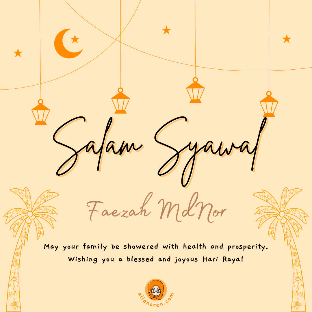 Kad Raya buat Faezah MdNor
