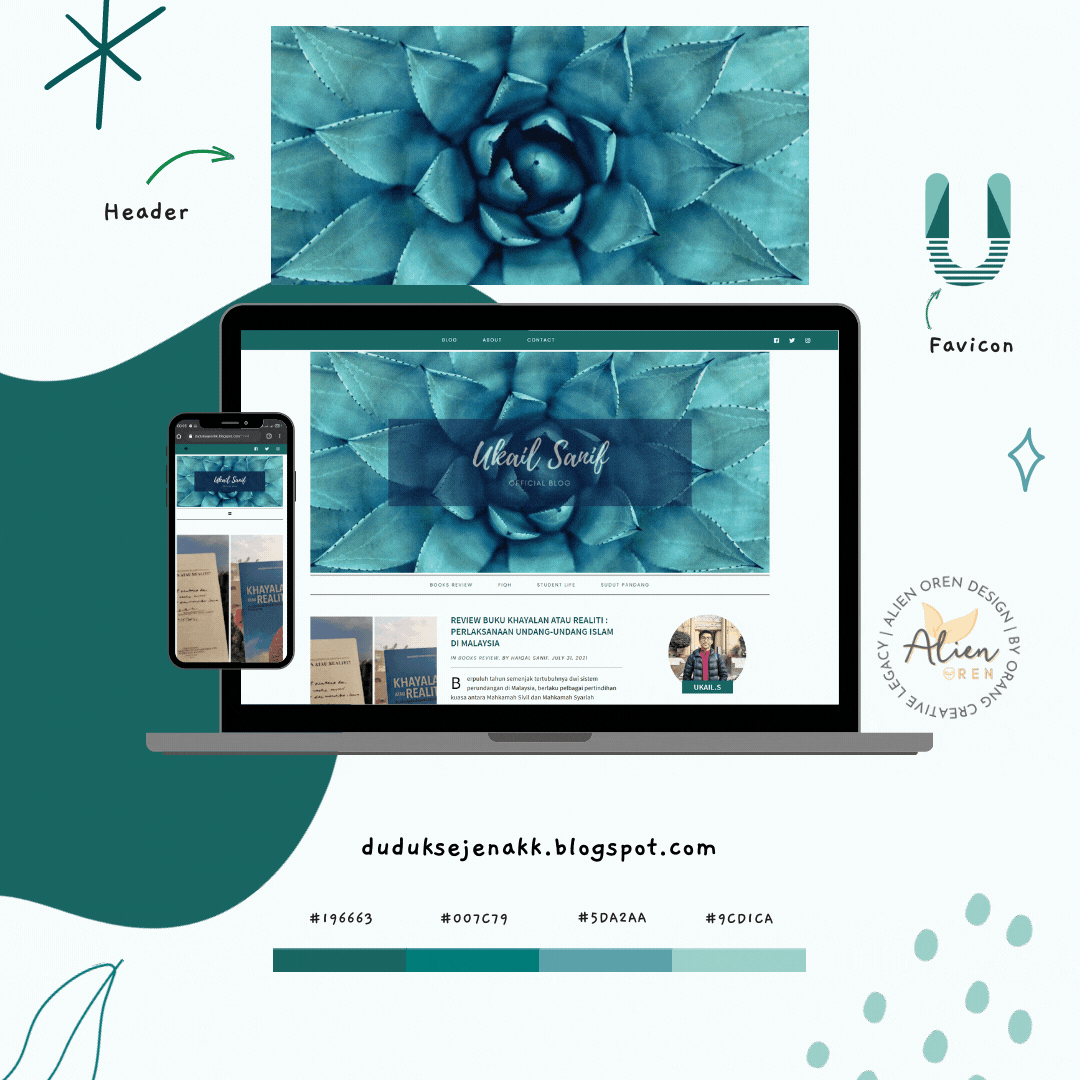 Review blog design Ukail Sanif
