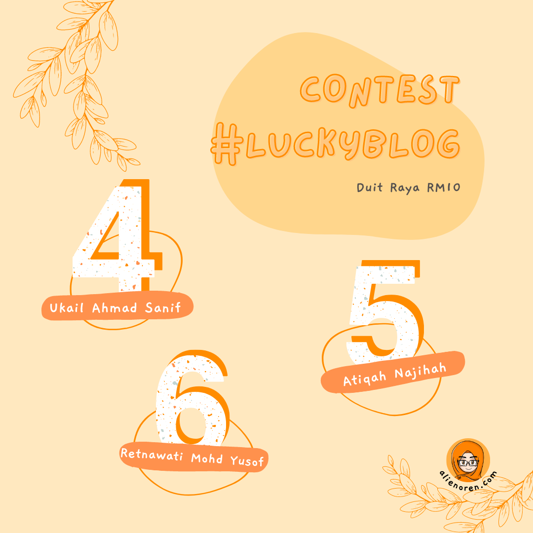 Pemenang Contest #luckyblog top 5