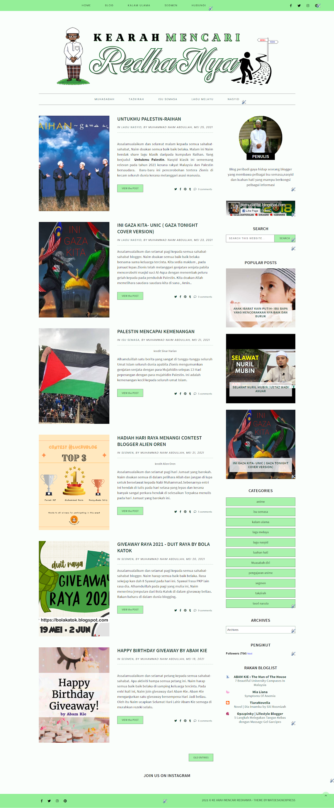 Wajah Baru Blog Naim
