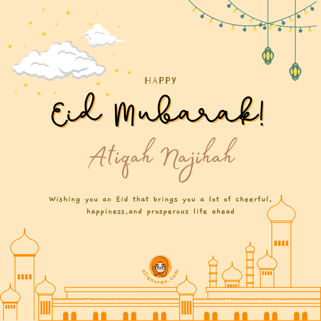 Kad Raya buat Blogger Atiqah by AO