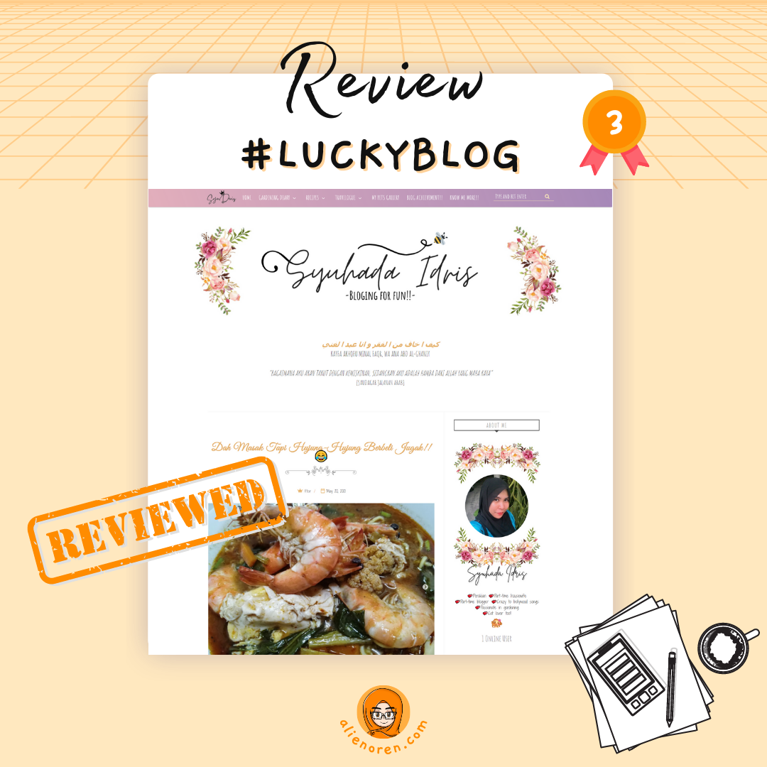 Review blog syu deris by AO